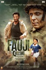 Movie poster: Fauji calling