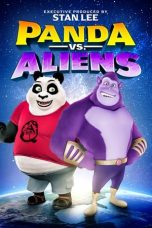 Movie poster: Panda vs. Aliens